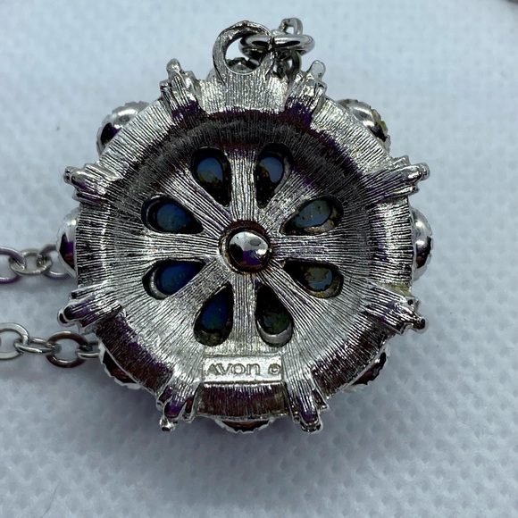 AVON BLUE OPAL-Like with Blue Stone pendant - Picture 5 of 5
